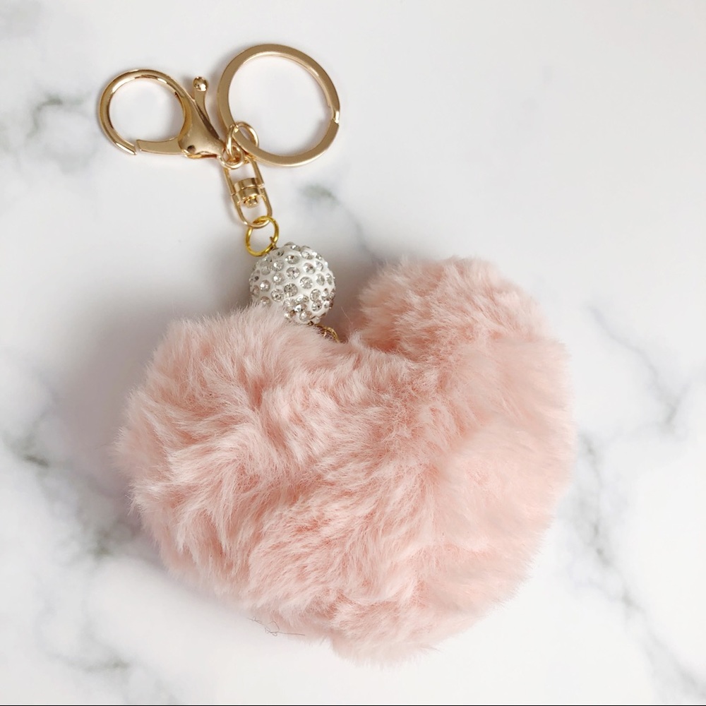 Heart & Sparkle Keychain - Picture 2 of 3
